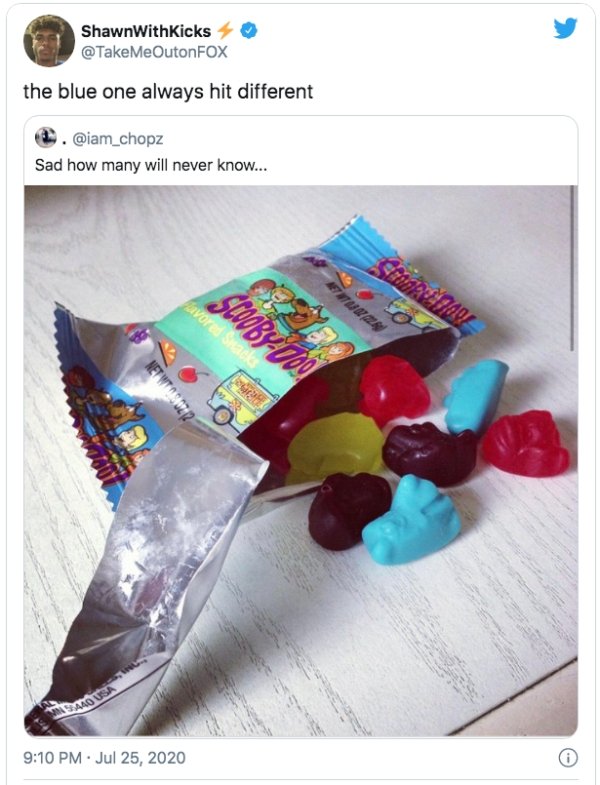 old scooby doo gummies - ShawnWithKicks the blue one always hit different 9. Sad how many will never know... Canalada Lavored Shack Scooby000 Netwas .