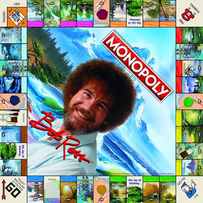 monopoly board - too Just 0714 149 Oto Ost 180 200 Jail Visiting Parking In Painting. The Joy of Free elabel Monopoly Acentants Marine 3 100 Painting The Joy of Harry Dirtle healin The Joy of Painting. Ar Go To Go Su Solsin Cu In As You S Pa 4150 40 P100 