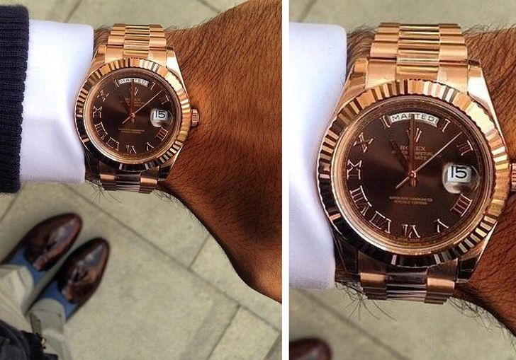 “I just realized that Rolex doesn’t use the proper Roman numeral for 4.”