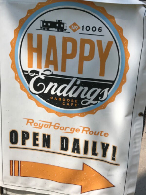 drink - No 1006 Happy Endings Royal Gorge Route Open Daily