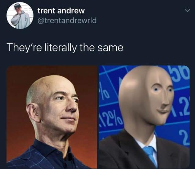 stonks blank meme - trent andrew They're literally the same 50 to 1.2 12% 2