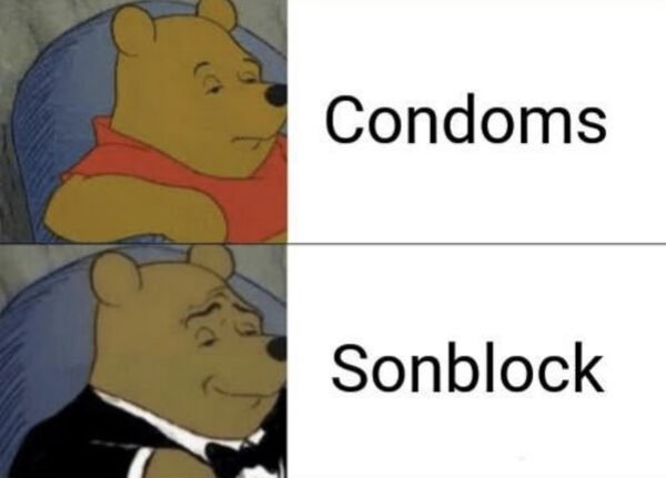 tuxedo winnie the pooh meme - Condoms Sonblock