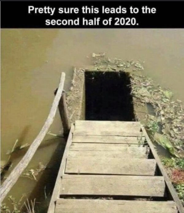 2020 stairs meme - Pretty sure this leads to the second half of 2020.