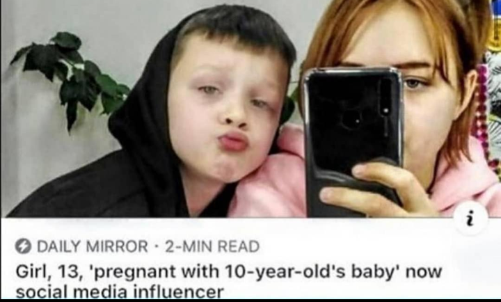 humanity was a mistake meme - Daily Mirror 2Min Read Girl, 13, 'pregnant with 10yearold's baby' now social media influencer