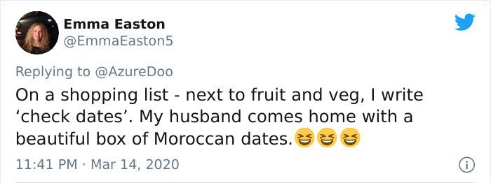 On a shopping list next to fruit and veg, I write 'check dates'. My husband comes home with a beautiful box of Moroccan dates.