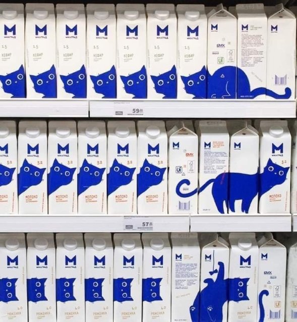 milk boxes