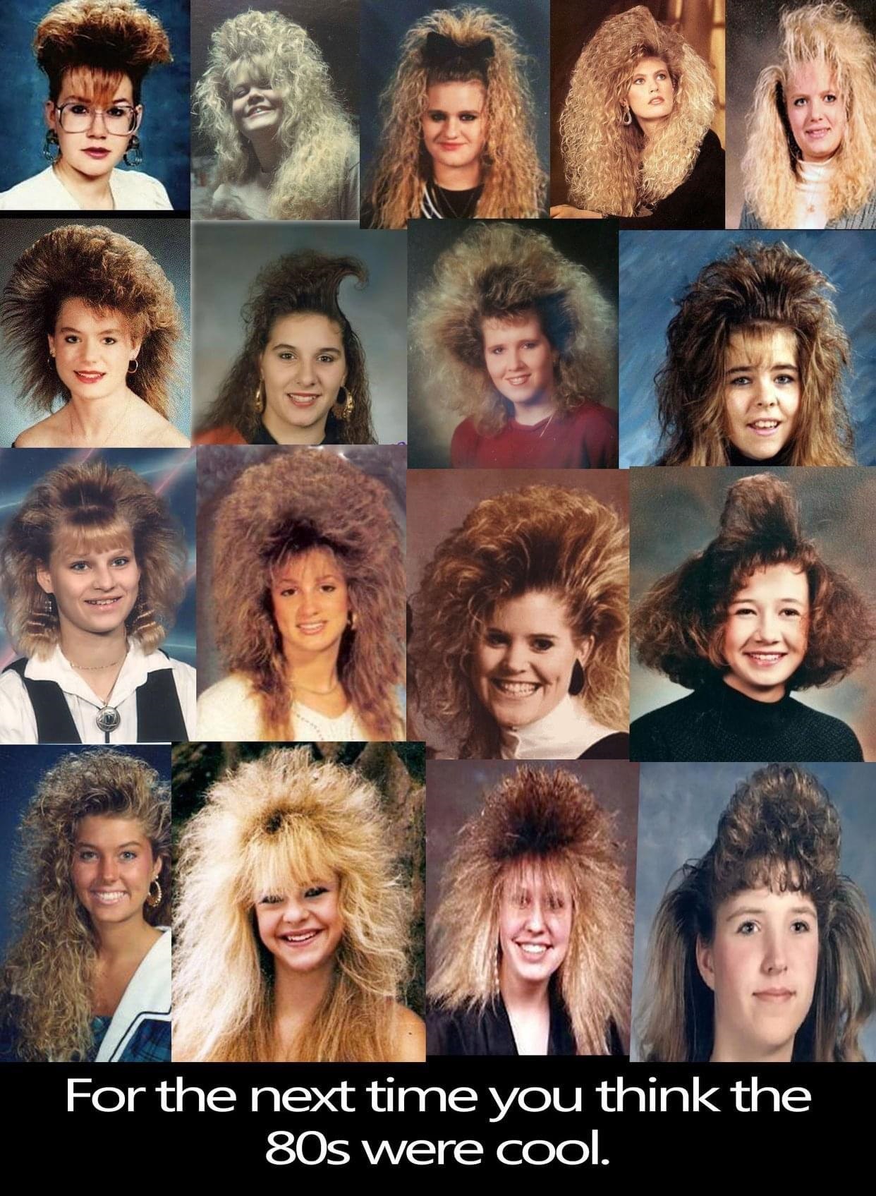funny 80s hair memes - For the next time you think the 80s were cool.