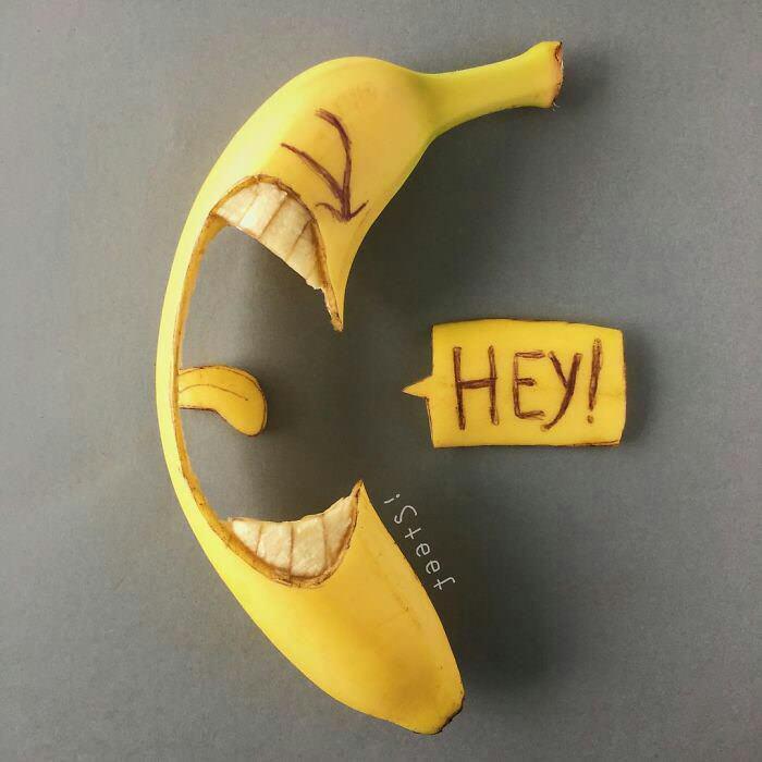cool banana art - fS ! Hey!