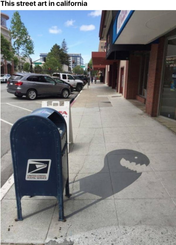 golem 13 street art - This street art in california Ea United States Postal Service