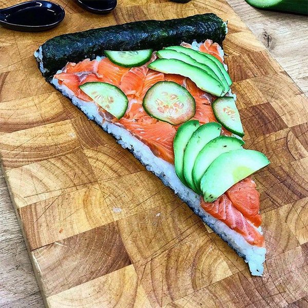 sushi pizza meme