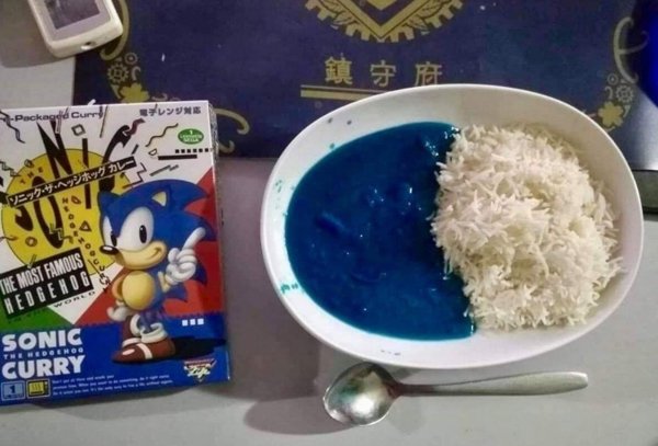 sonic the hedgehog curry - Packaged curry Une Ne The Most Famous Hedgehog Sonic Curry The Hedgehog