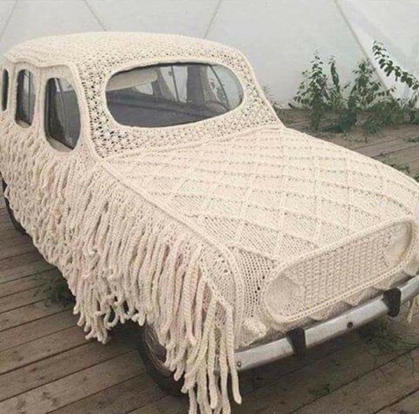 crochet car