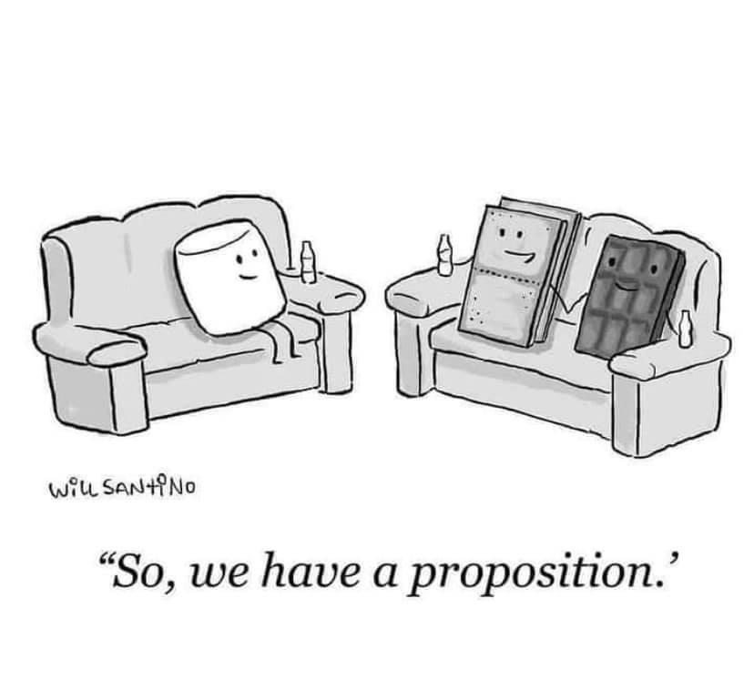 cartoon - wil SanNo So, we have a proposition.'