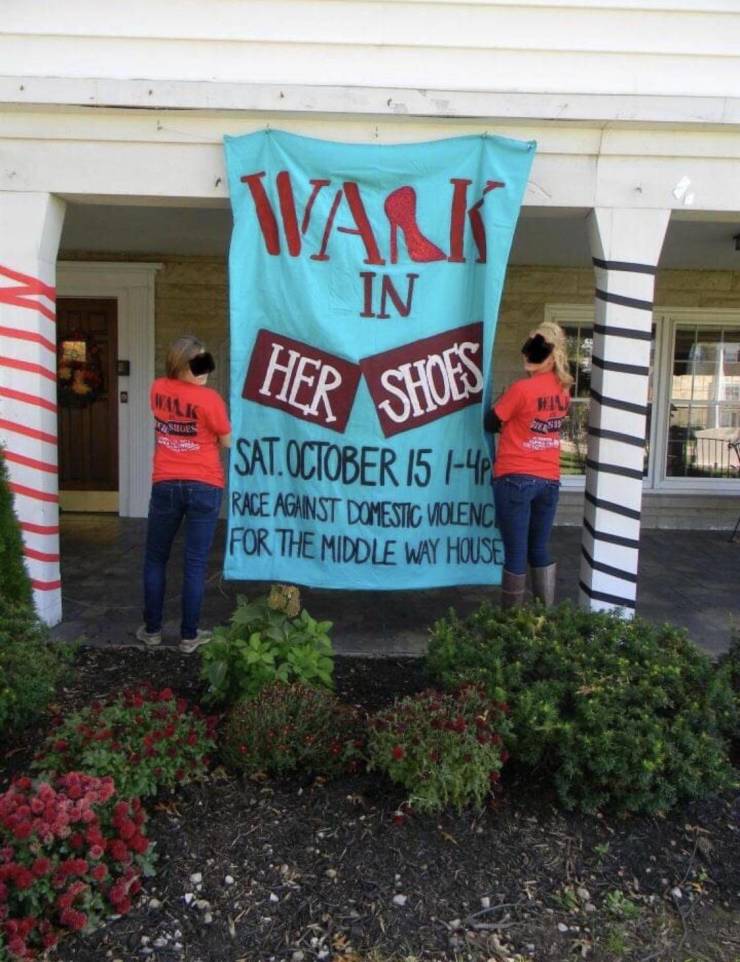 wank in her shoes - Walk In Her Shoes Hiu Usby Sus Sat.October 15 14 Race Against Domestic Violenc. For The Middle Way House