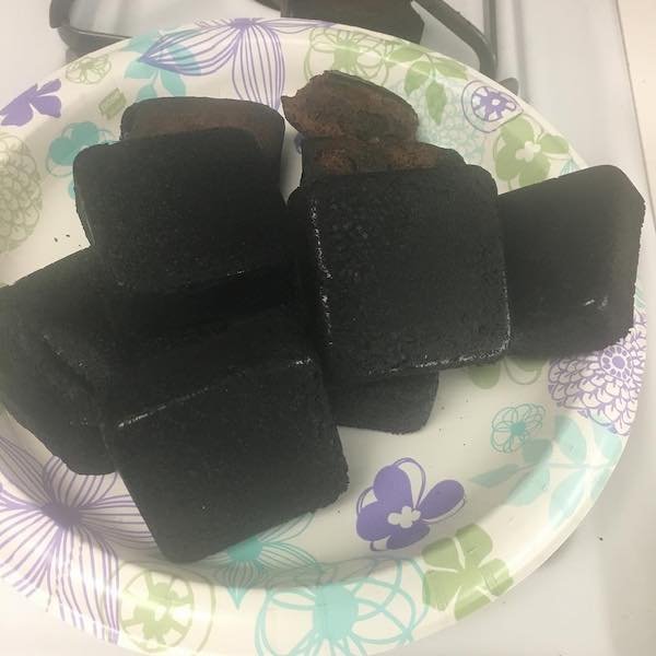 burnt brownies