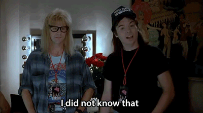 wayne's world backstage pass - si I did not know that