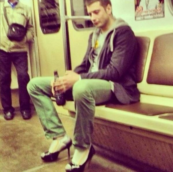 38 Crazy People Spotted on the Subway.