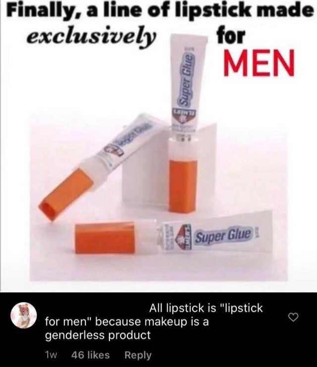 td bank financial group - Finally, a line of lipstick made exclusively for Men Super Glue Super Glue All lipstick is "lipstick for men" because makeup is a genderless product 1w 46