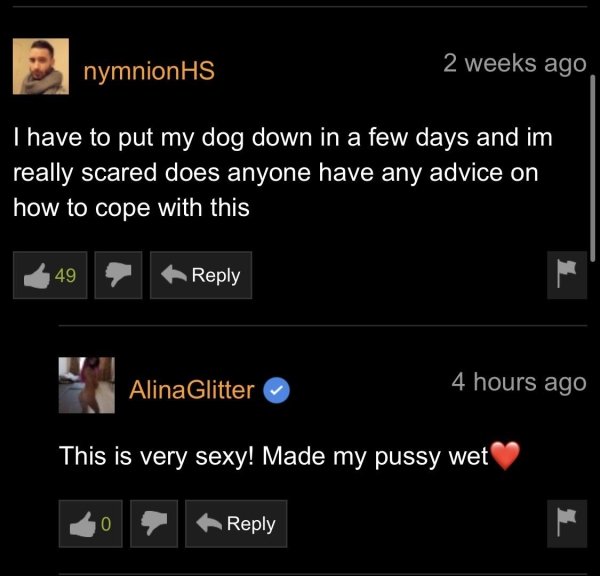 34 Wild Comments From Pornhub.