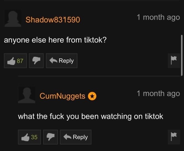 34 Wild Comments From Pornhub.