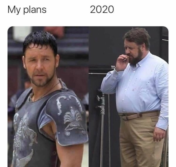 russell crowe gladiator meme - My plans 2020