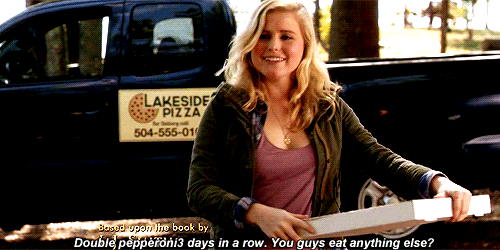 pizza delivery girl gif - Lakeside Pizza 50455501 Based upon the book by Double pepperoni3 days in a row. You guys eat anything else?