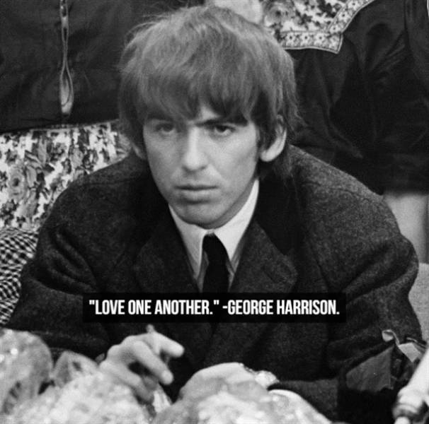 george beatles young - 'Love One Another.' George Harrison.