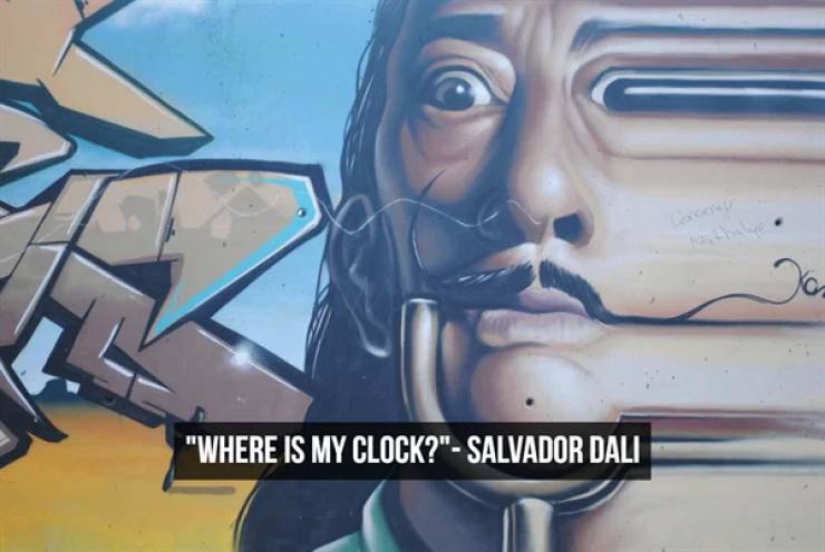 salvador dali paintings - 'Where Is My Clock?' Salvador Dali
