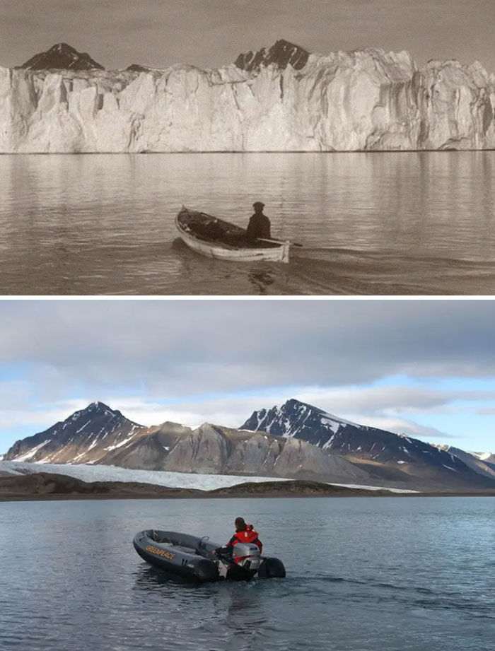 arctic 100 years ago vs today