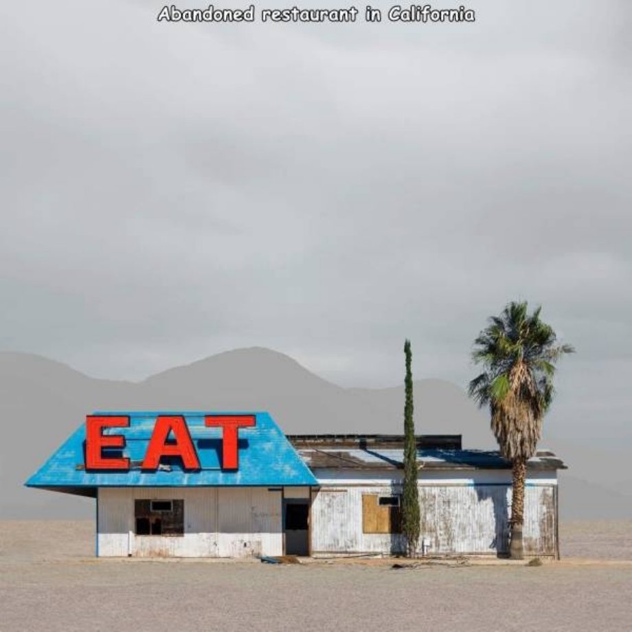 abandoned restaurant california - Abandoned restaurant in California Eat