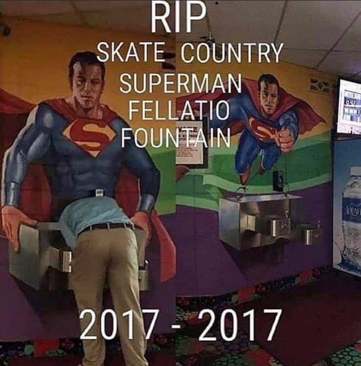 skate country superman - Rip Skate Country Superman Fellatio Fountain ou 2017 2017