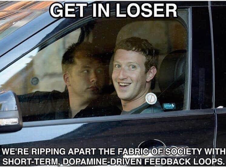 larry page elon musk - Get In Loser Sirius We'Re Ripping Apart The Fabric Of Society With ShortTerm, DopamineDriven Feedback Loops.