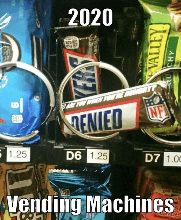 snickers denied vending machine