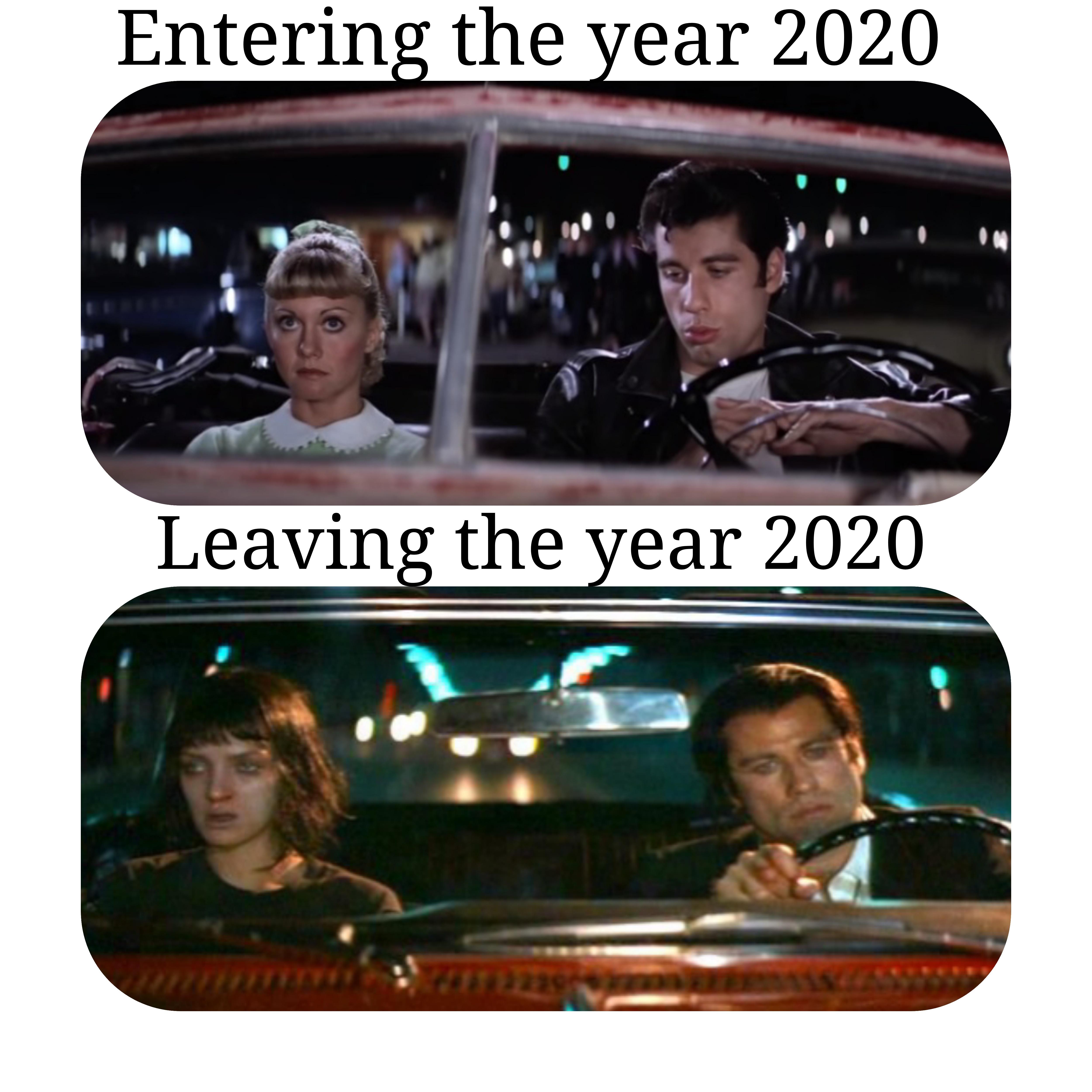 family car - Entering the year 2020 Leaving the year 2020