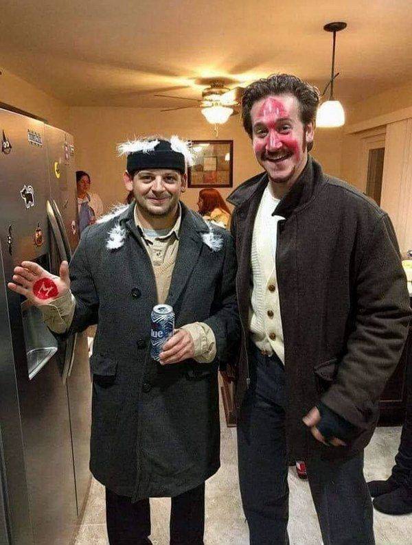 marv and harry home alone costume - lue