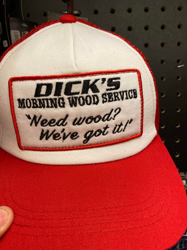 baseball cap - Morning Wood Service Weed wood? We've got it! Dick'S