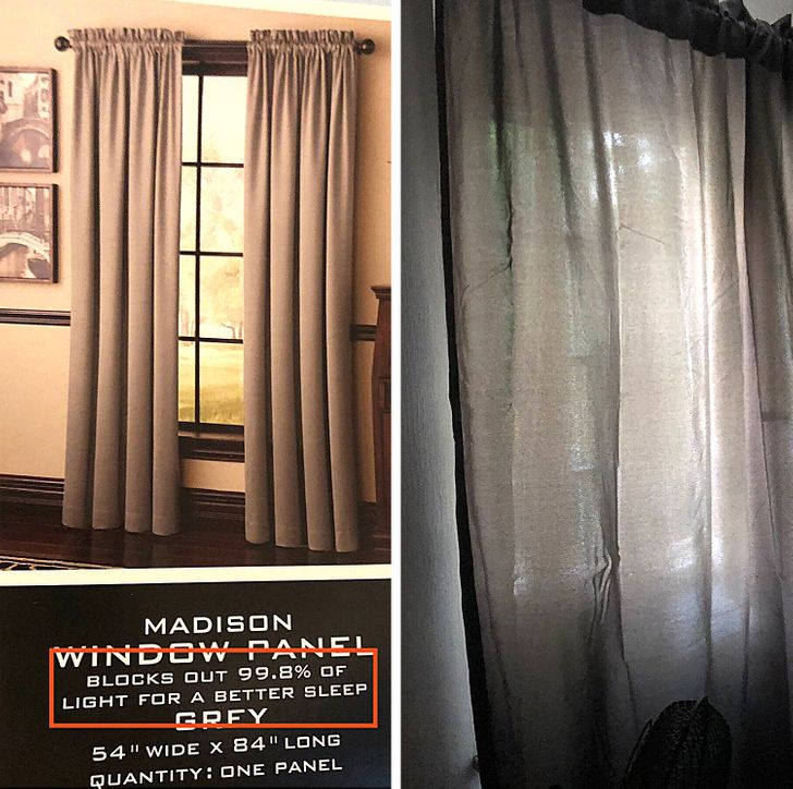 curtain - Madison Window Panel Blocks Out 99.8% Of Light For A Better Sleep Grey 54" Wide X 84" Long Quantity One Panel