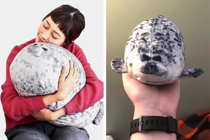 chubby blob seal pillow