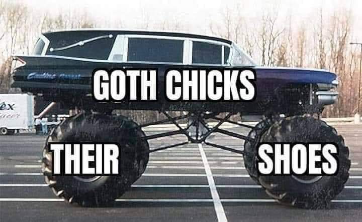 Goth Chicks Their Shoes