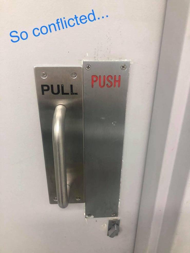 lock - So conflicted... Push Pull