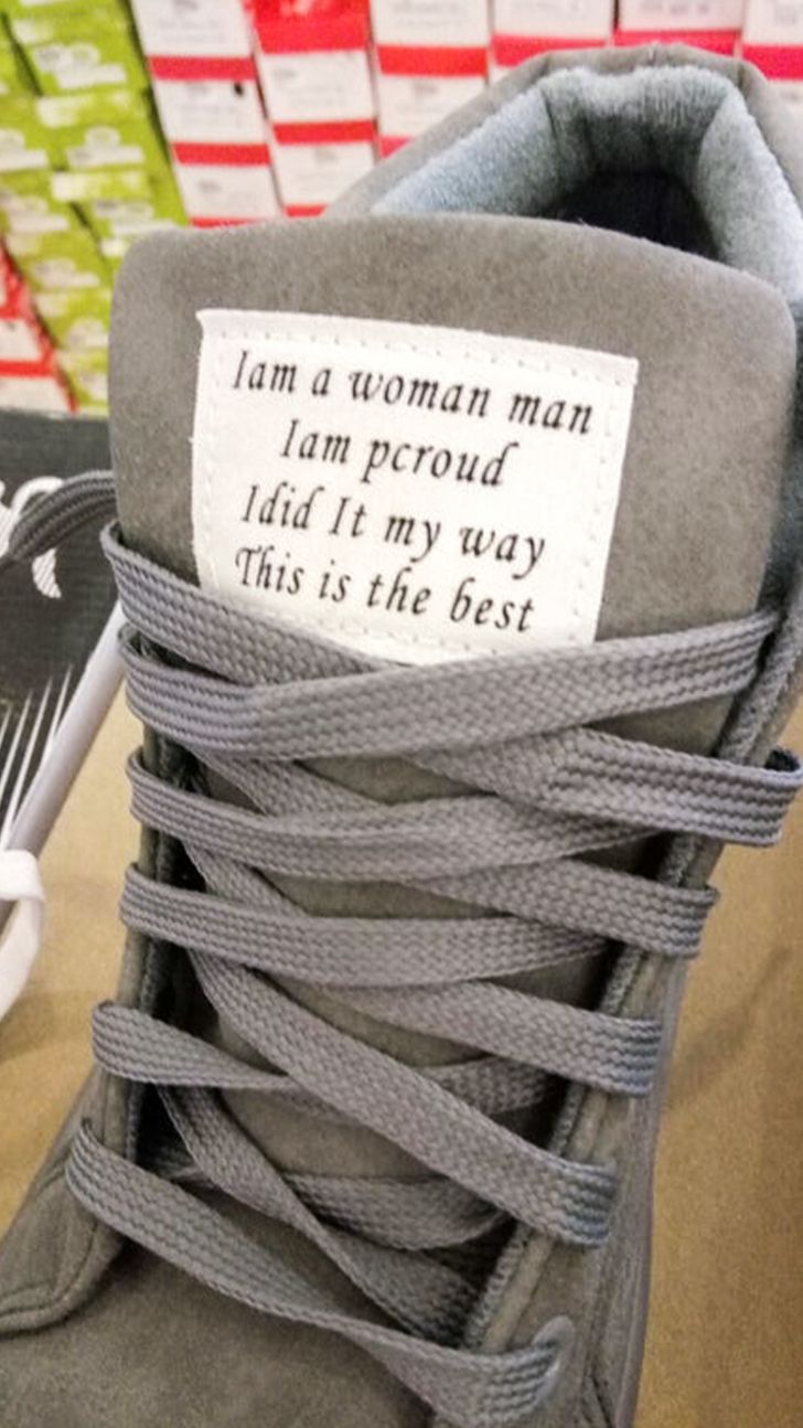 When you wanted a strong message on your clothes, but only found this at the store