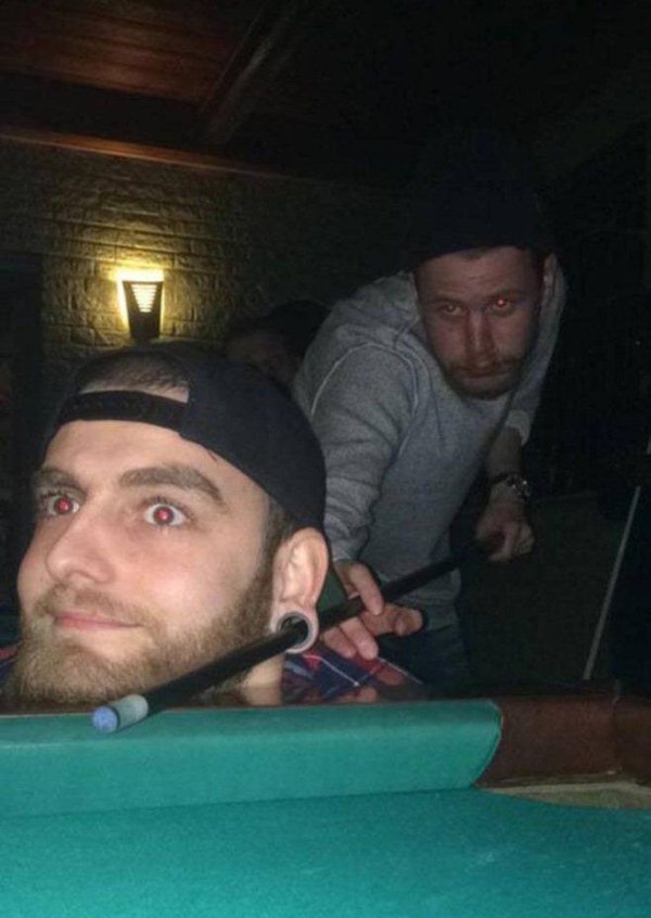 playing pool with a hipster