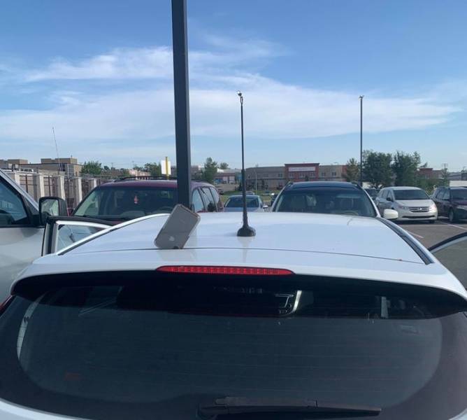 "I couldn’t find my phone but it was connected to the bluetooth so I figured it was somewhere in....or out of the car."