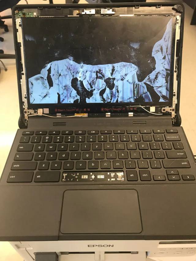 "Round 2 Of How Students Treat Their Chromebooks In My School, I have no words"