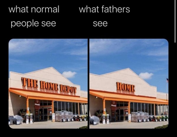 architecture - what fathers what normal people see see Web Home Depot Home