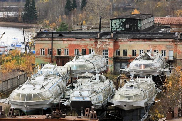 abandoned soviet hydrofoil