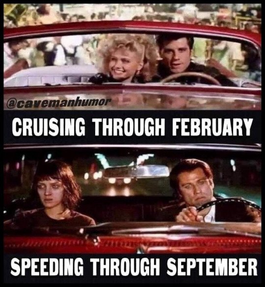 photo caption - Cruising Through February 22 Speeding Through September