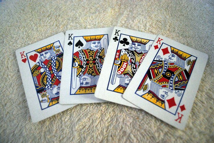 4 kings cards