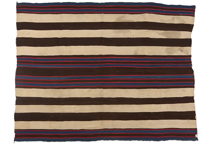 luck of fortune - antique navajo blanket