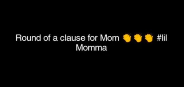 Round of a clause for Mom Momma